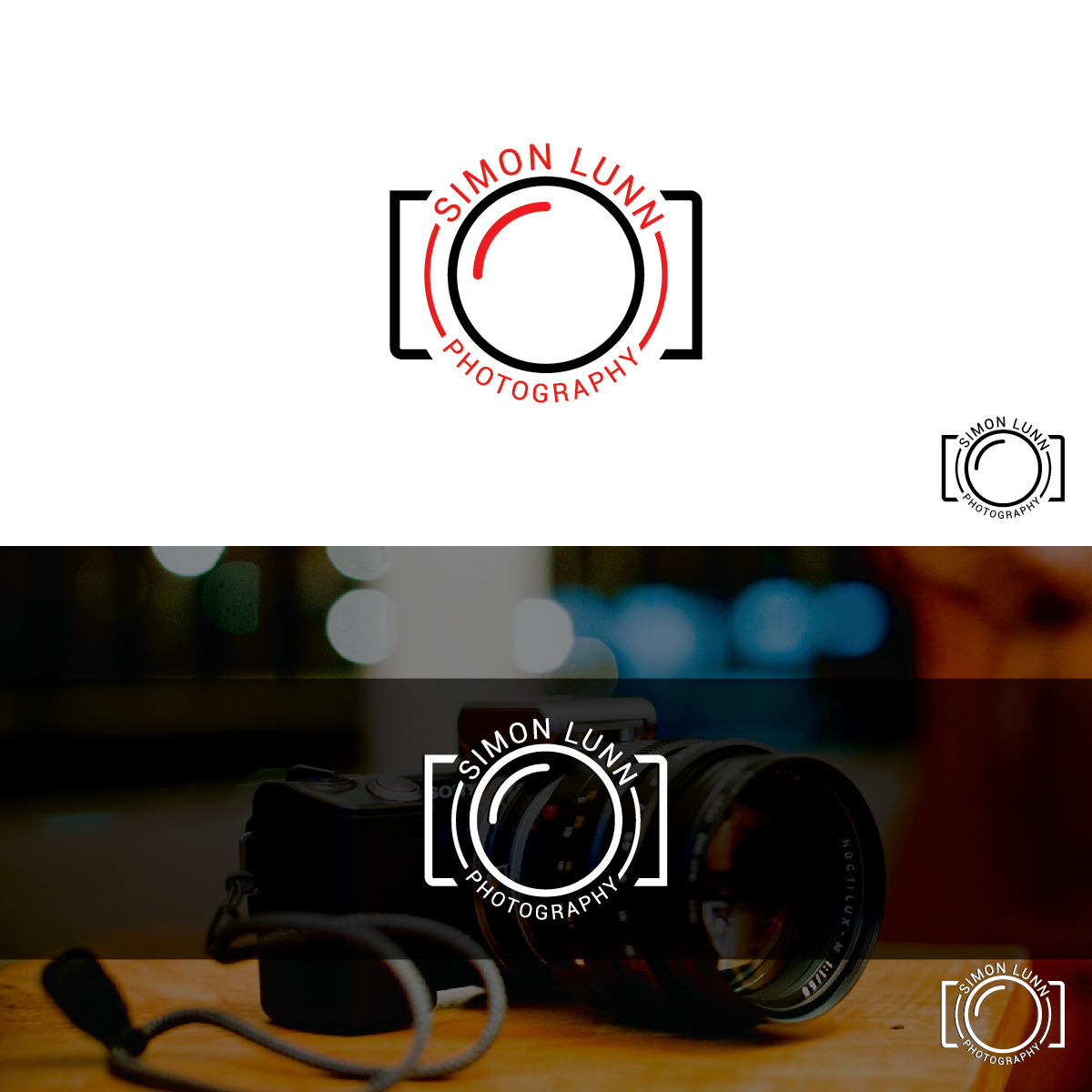 Logo Design by 3Guys for Simon Lunn Photography | Design #16177425