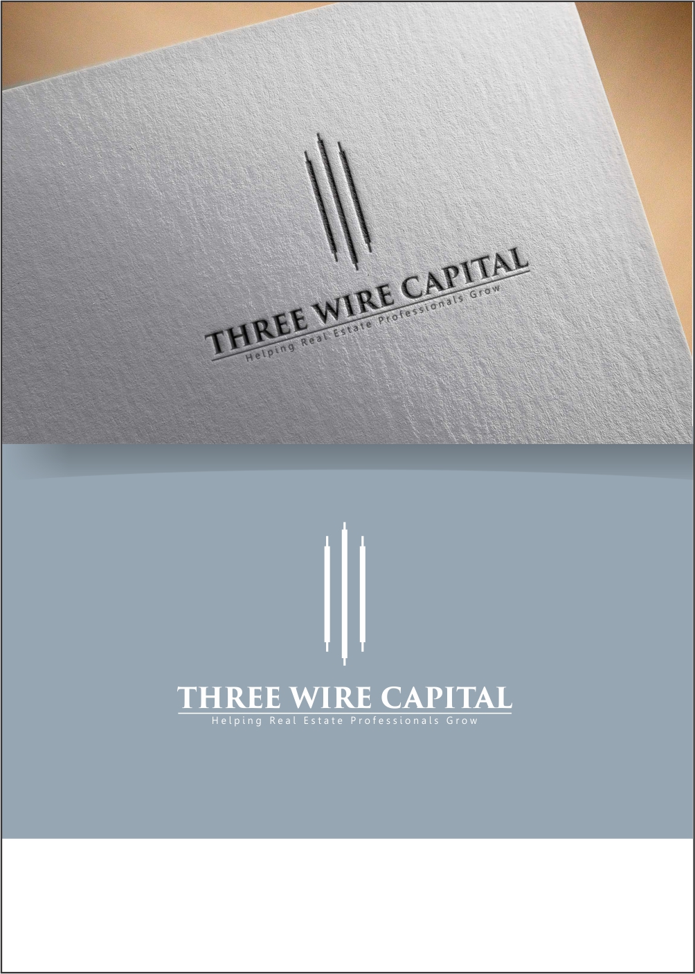 Logo-Design von dclawstudio für Three Wire Capital | Design #16200644