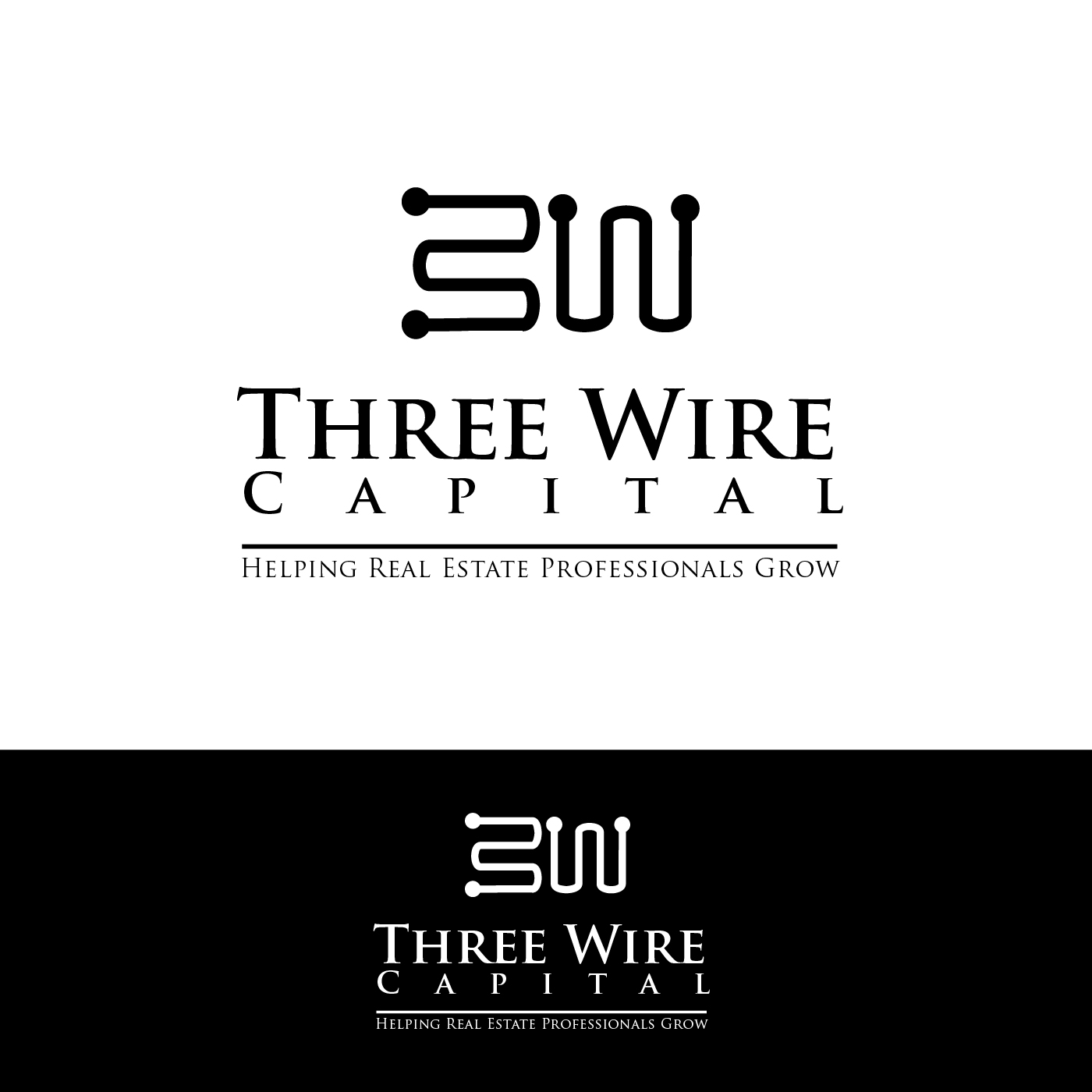 Logo Design by Lydia Tousalwa 2 for Three Wire Capital | Design #16405367