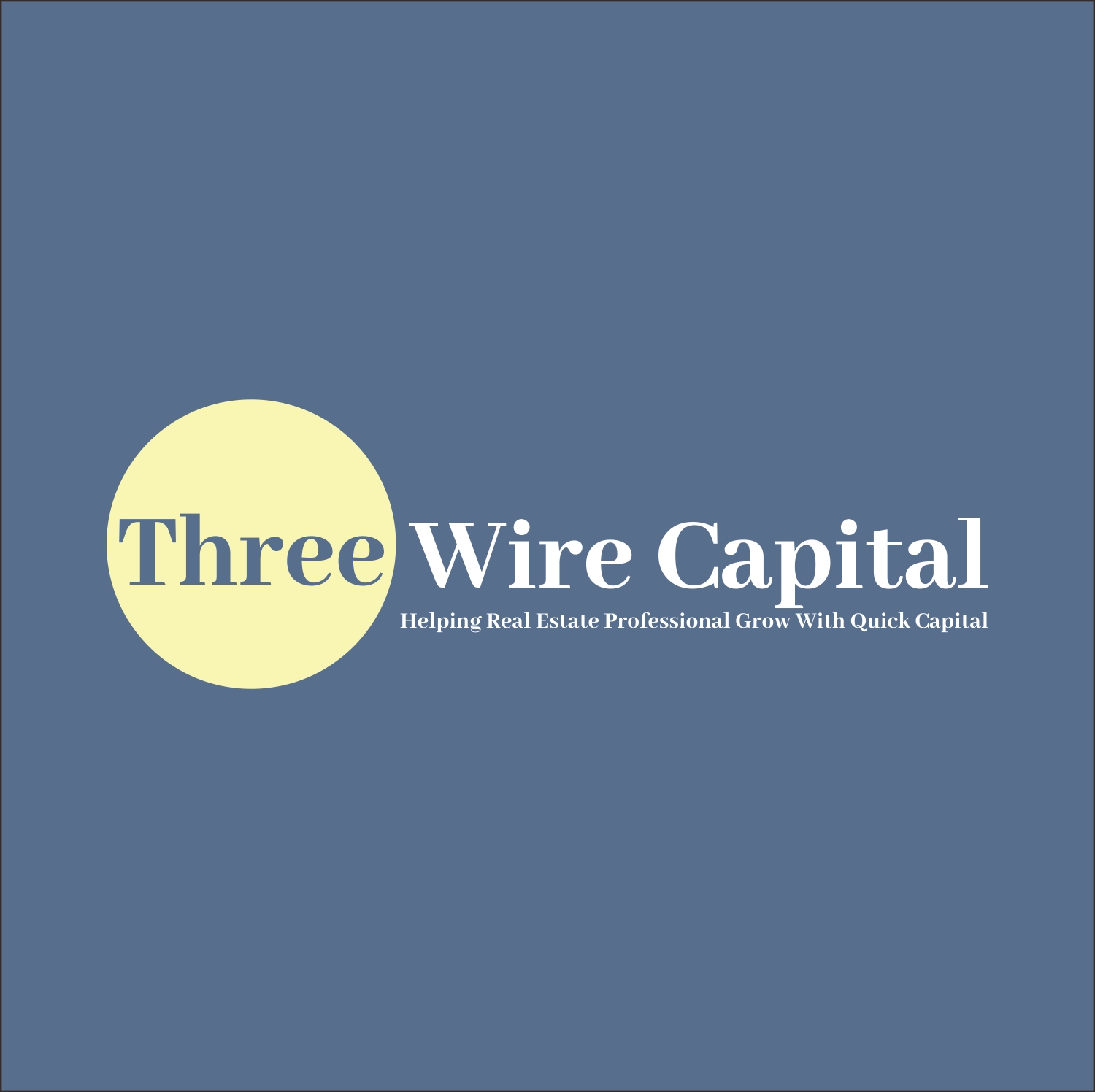 Diseño de Logo por sitiasiyah para Three Wire Capital | Diseño #16178952