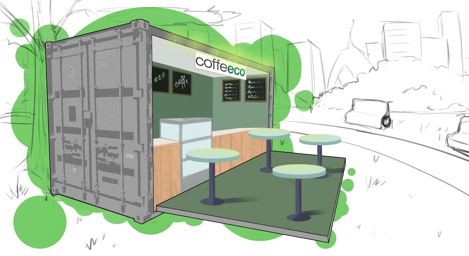 Illustration Design by Ant_House for multatuli coffee merchants | Design #16219027