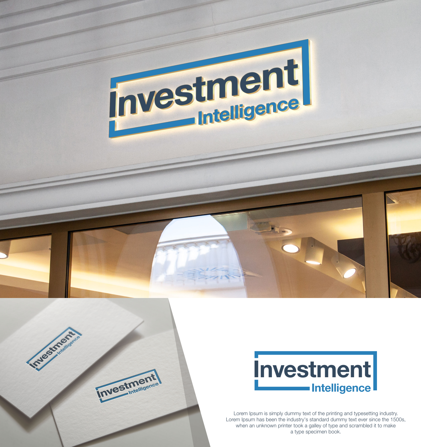 Logo-Design von Optimistic_Studio für Investment Intelligence s.r.o. | Design #16308815