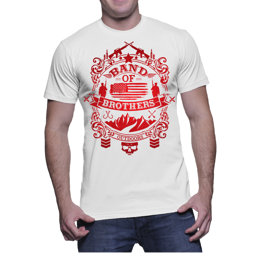 T-shirt Design by Shark Artack for Band of Brothers Outdoors | Design #16219989