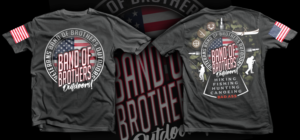T-shirt Design by Patoxex for Band of Brothers Outdoors | Design: #16203523