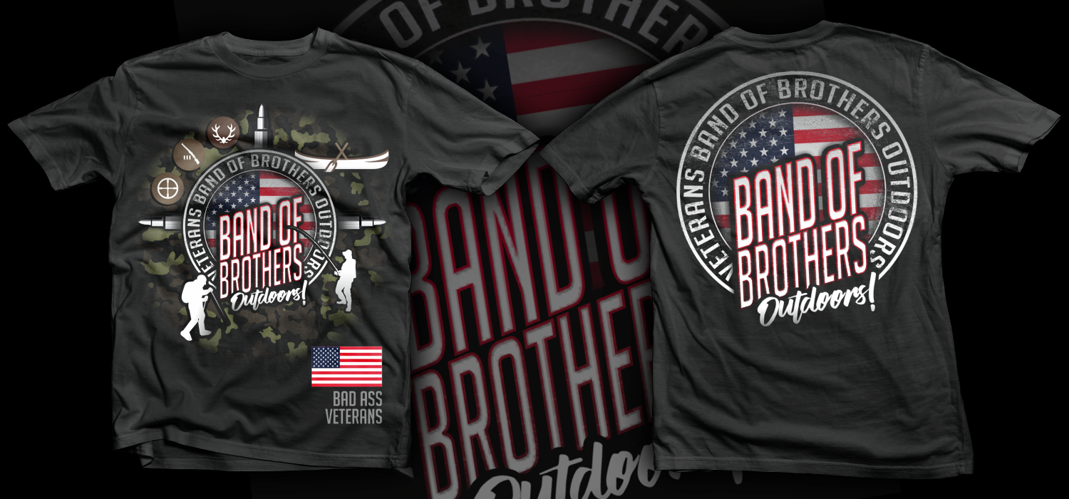T-shirt Design by Patoxex for Band of Brothers Outdoors | Design #16203704