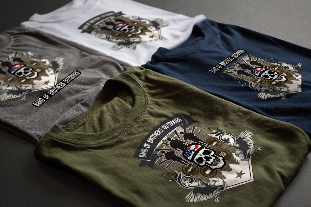 T-shirt Design by Lubaa for Band of Brothers Outdoors | Design #16232482