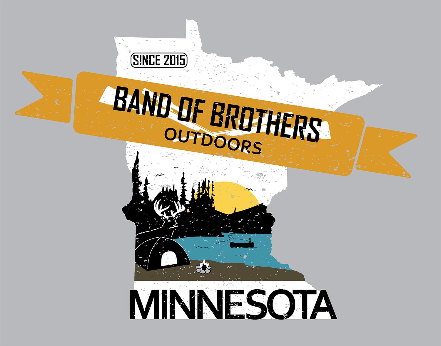 Diseño de Camiseta por Julie Buell para Band of Brothers Outdoors | Diseño #16248507