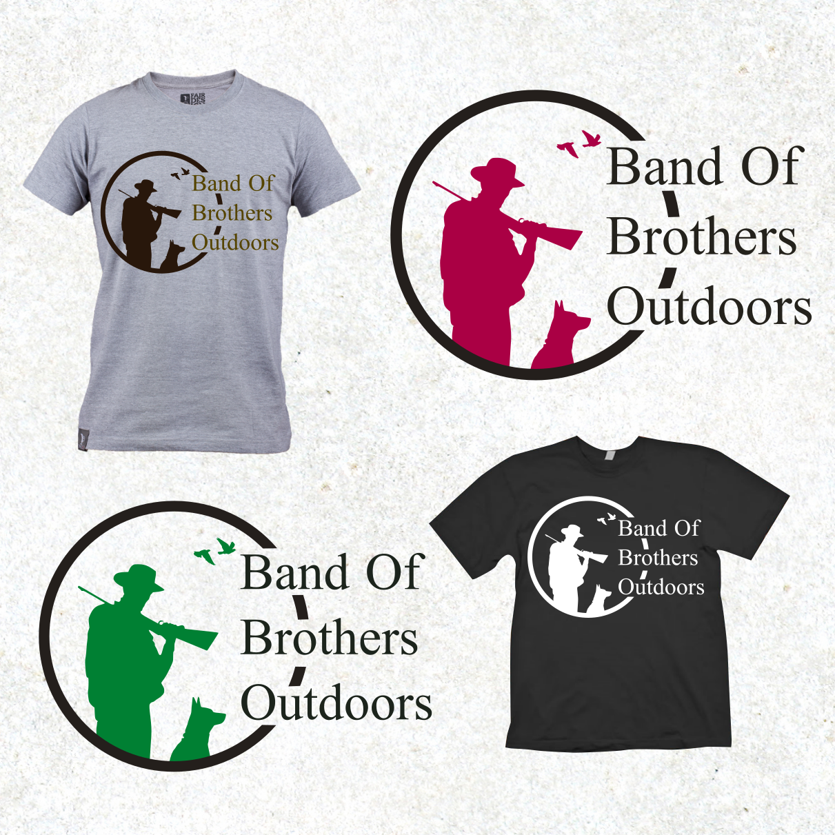 T-shirt Design by Eminupam for Band of Brothers Outdoors | Design #16240287