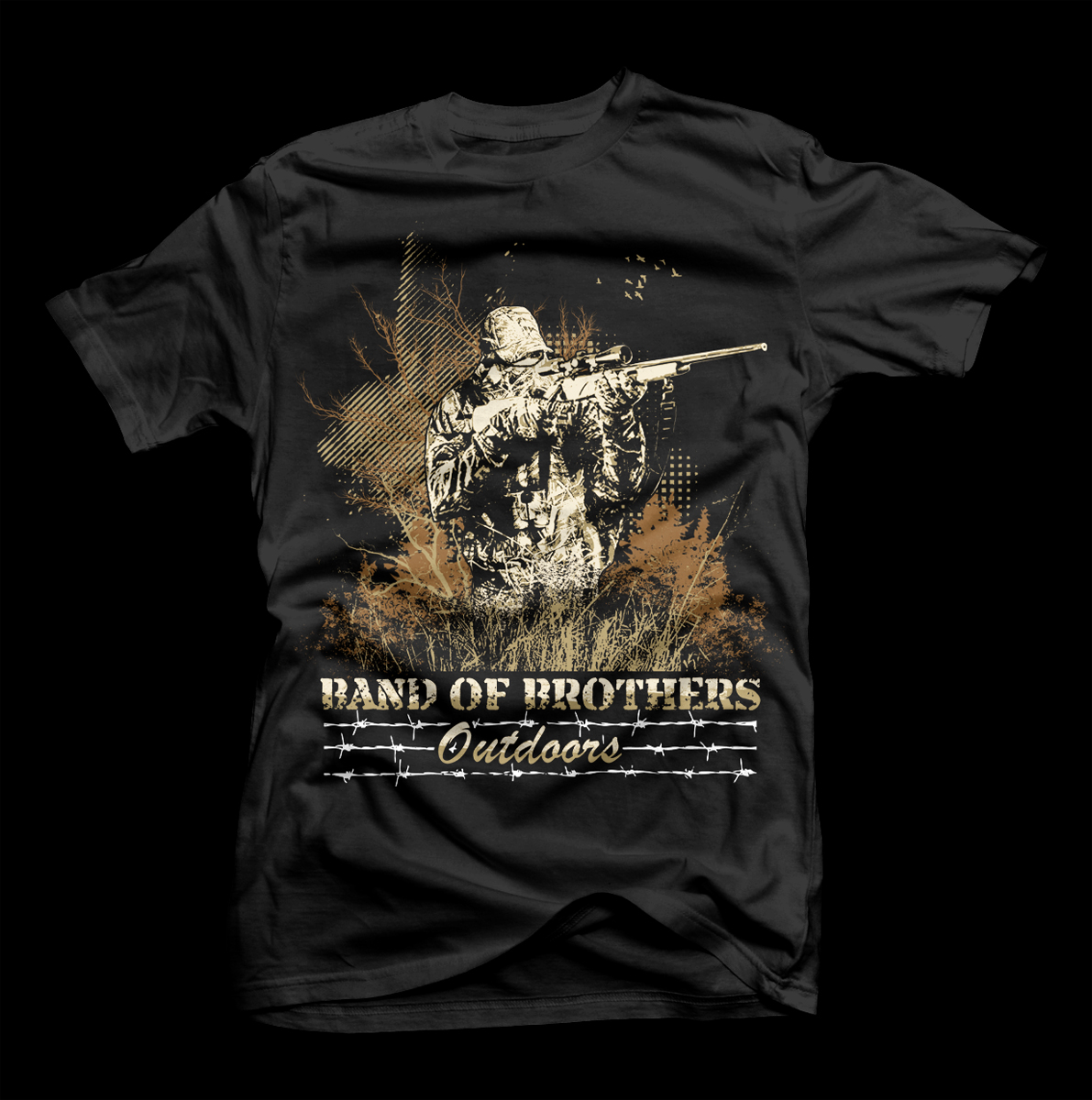 T-shirt Design by D'Mono for Band of Brothers Outdoors | Design #16224162