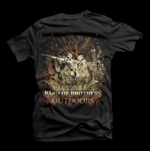T-shirt Design by D'Mono for Band of Brothers Outdoors | Design #16232849
