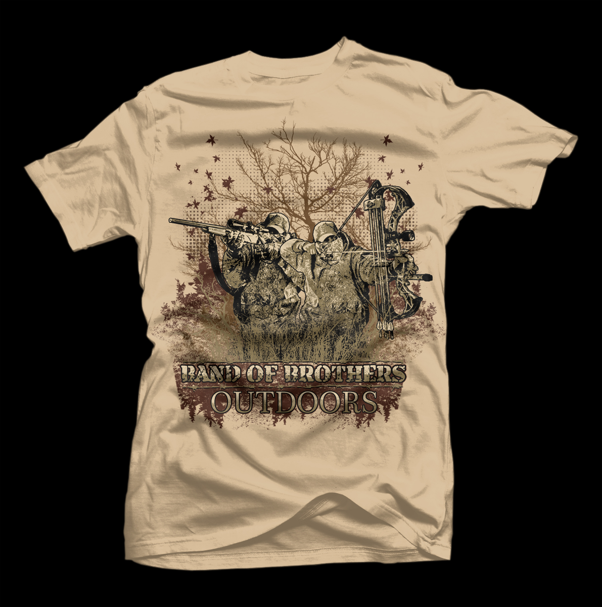 T-shirt Design by D'Mono for Band of Brothers Outdoors | Design #16318336