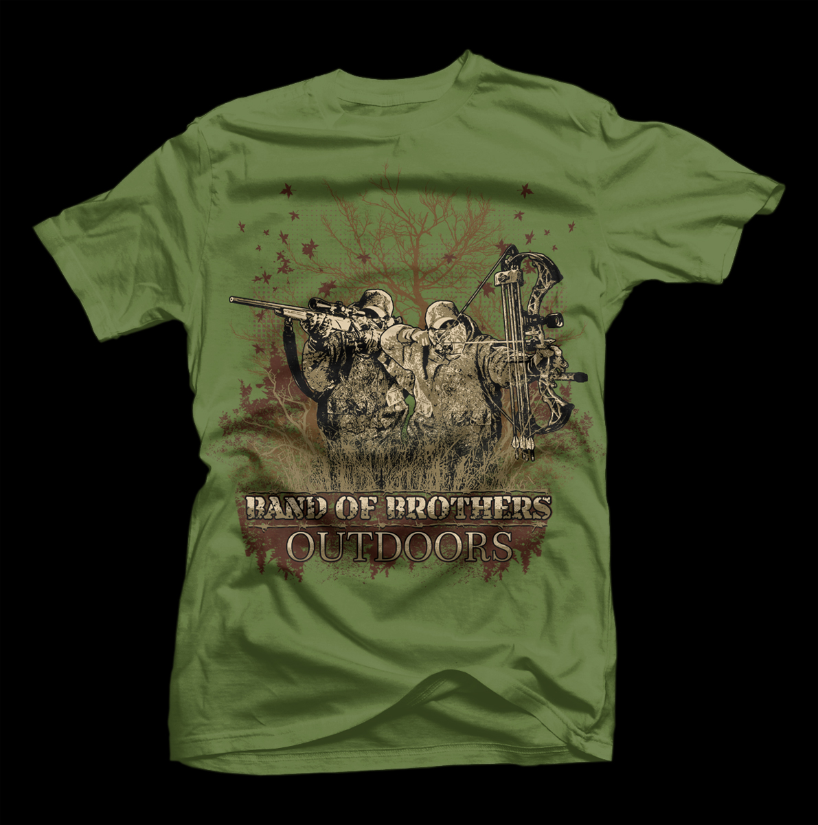 T-shirt Design by D'Mono for Band of Brothers Outdoors | Design #16318346