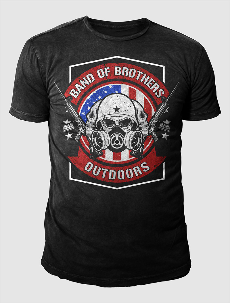 T-shirt Design by 777SKY for Band of Brothers Outdoors | Design #16250486