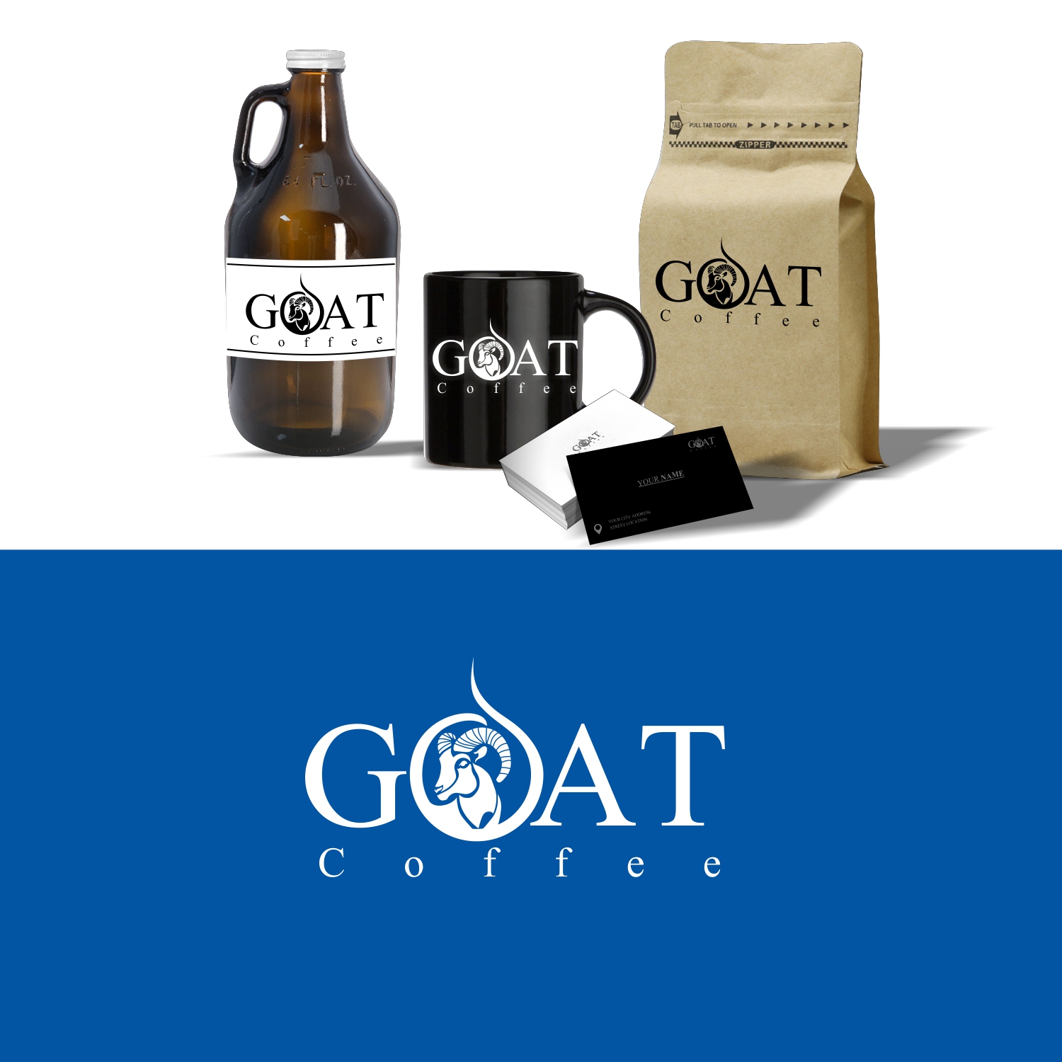 Logo Design by Suwaji Suwaji for Goat Coffee, LLC | Design #16265897