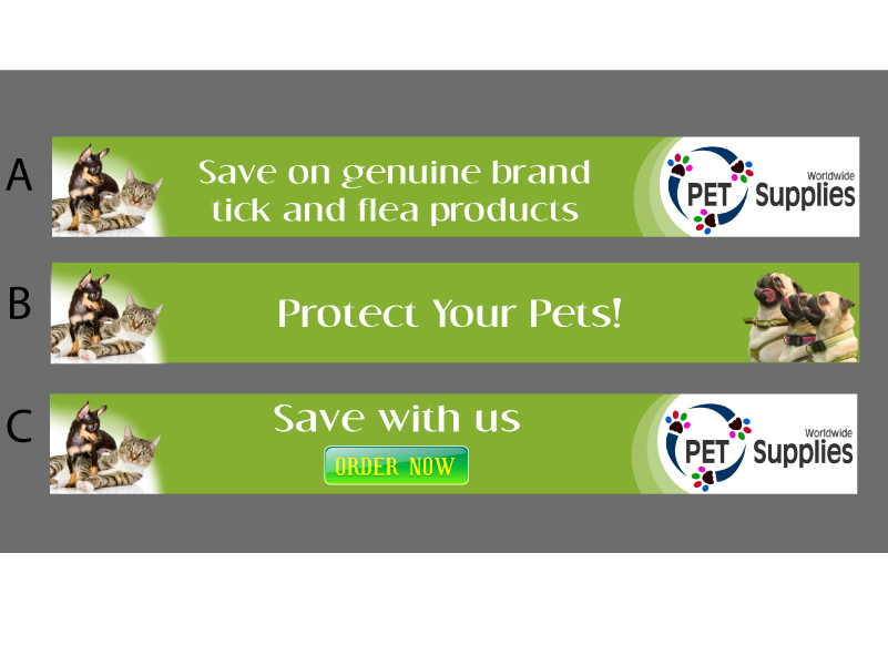 Banner Ad Design by Jozbel for Worldwide Pet Supplies | Design #2666253