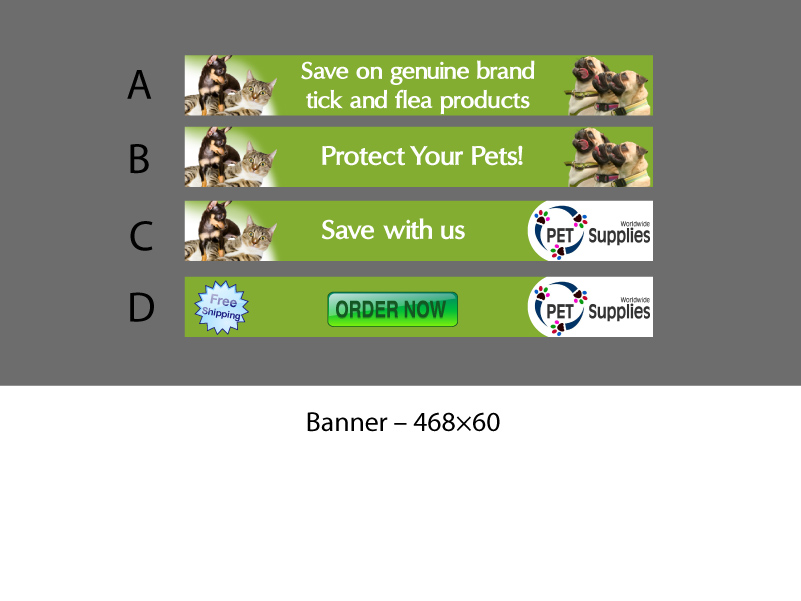 Banner Ad Design by Jozbel for Worldwide Pet Supplies | Design #2666722
