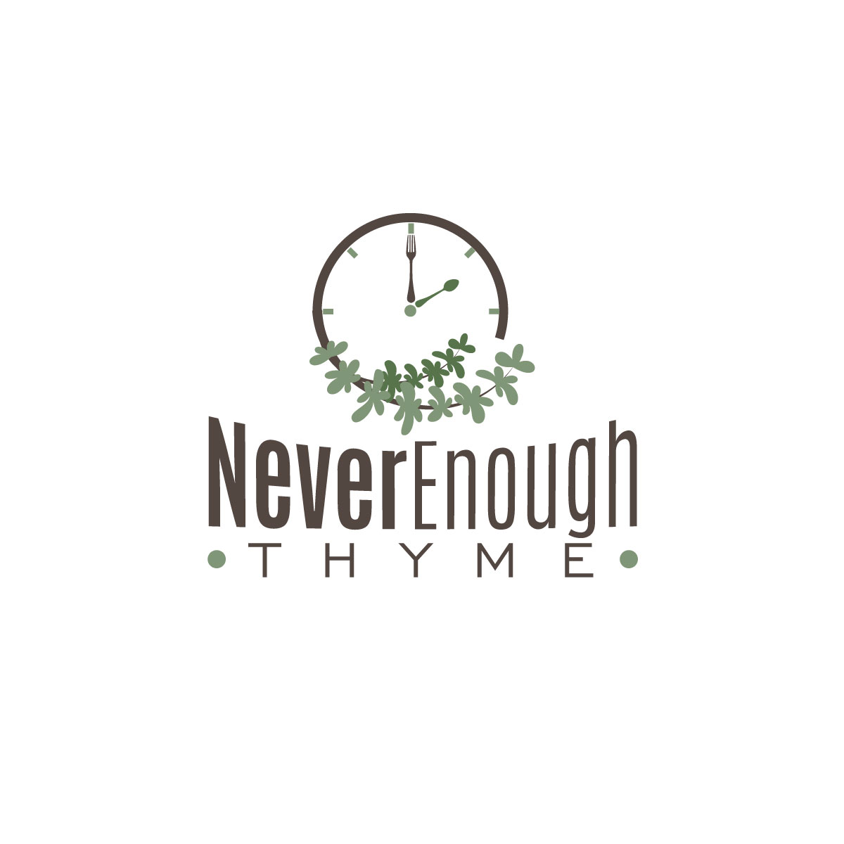 Logo Design by michellefrances for Never Enough Thyme | Design #16337461
