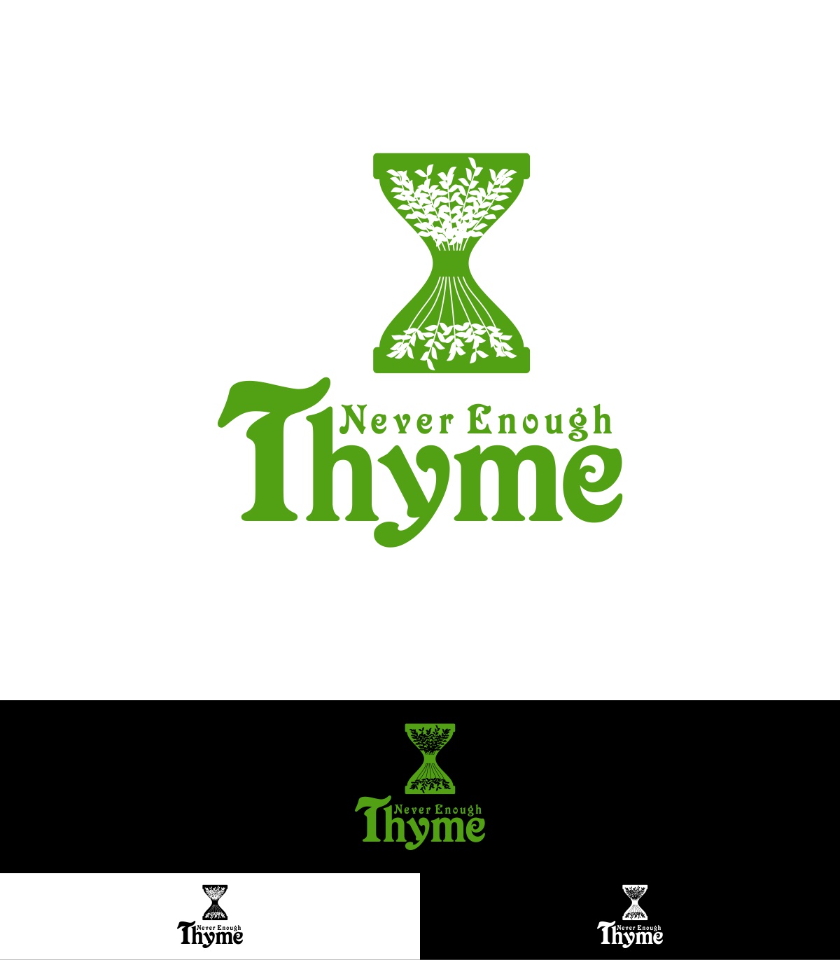 Logo Design by bojboga for Never Enough Thyme | Design #16344092