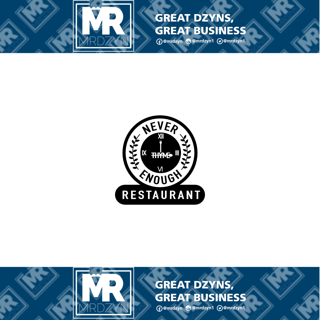 Logo Design by Mike Rosales (@mrdzyn) for Never Enough Thyme | Design #16335883