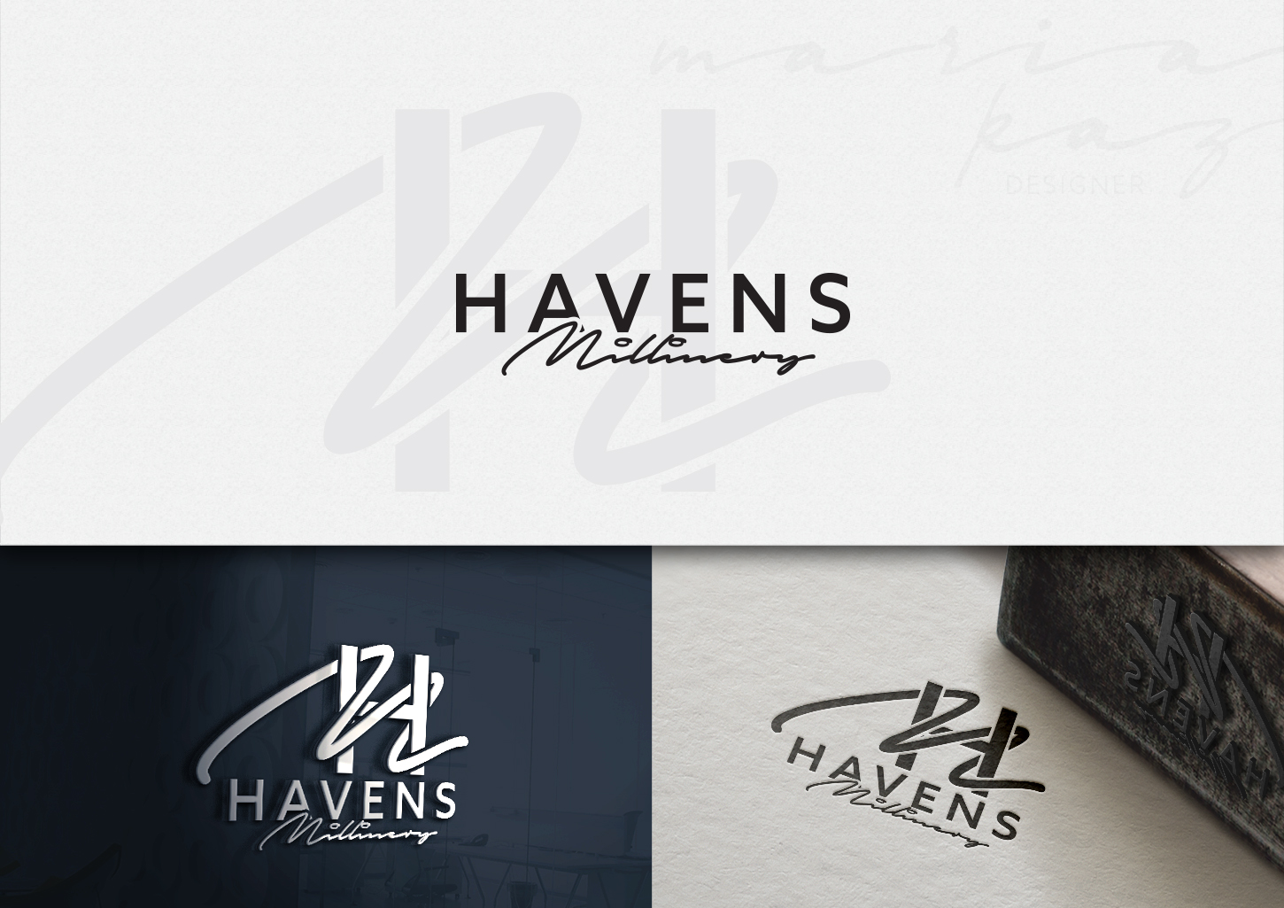 Logo Design by maria-kaz for Sarah Havens Millinery | Design #16361418