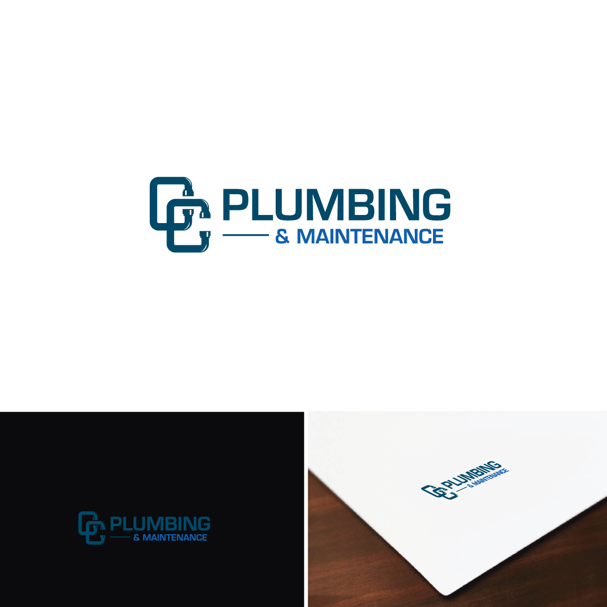 Logo Design by e-graphics for cc plumbing and maintenance  | Design #16220357