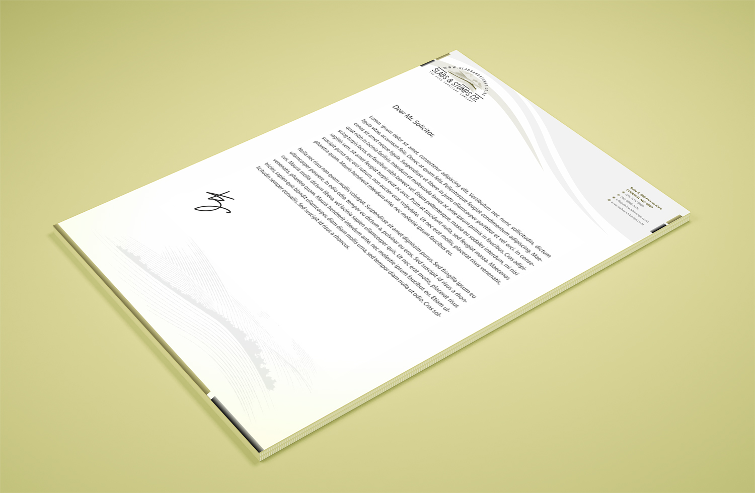 Stationery Design by Petter Goms for this project | Design #16202556