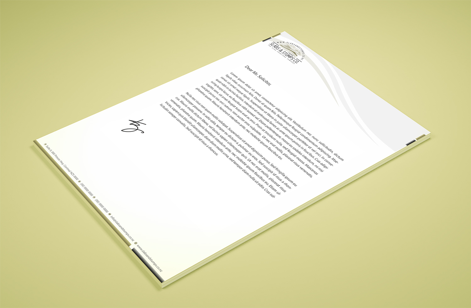 Stationery Design by Petter Goms for this project | Design #16202557