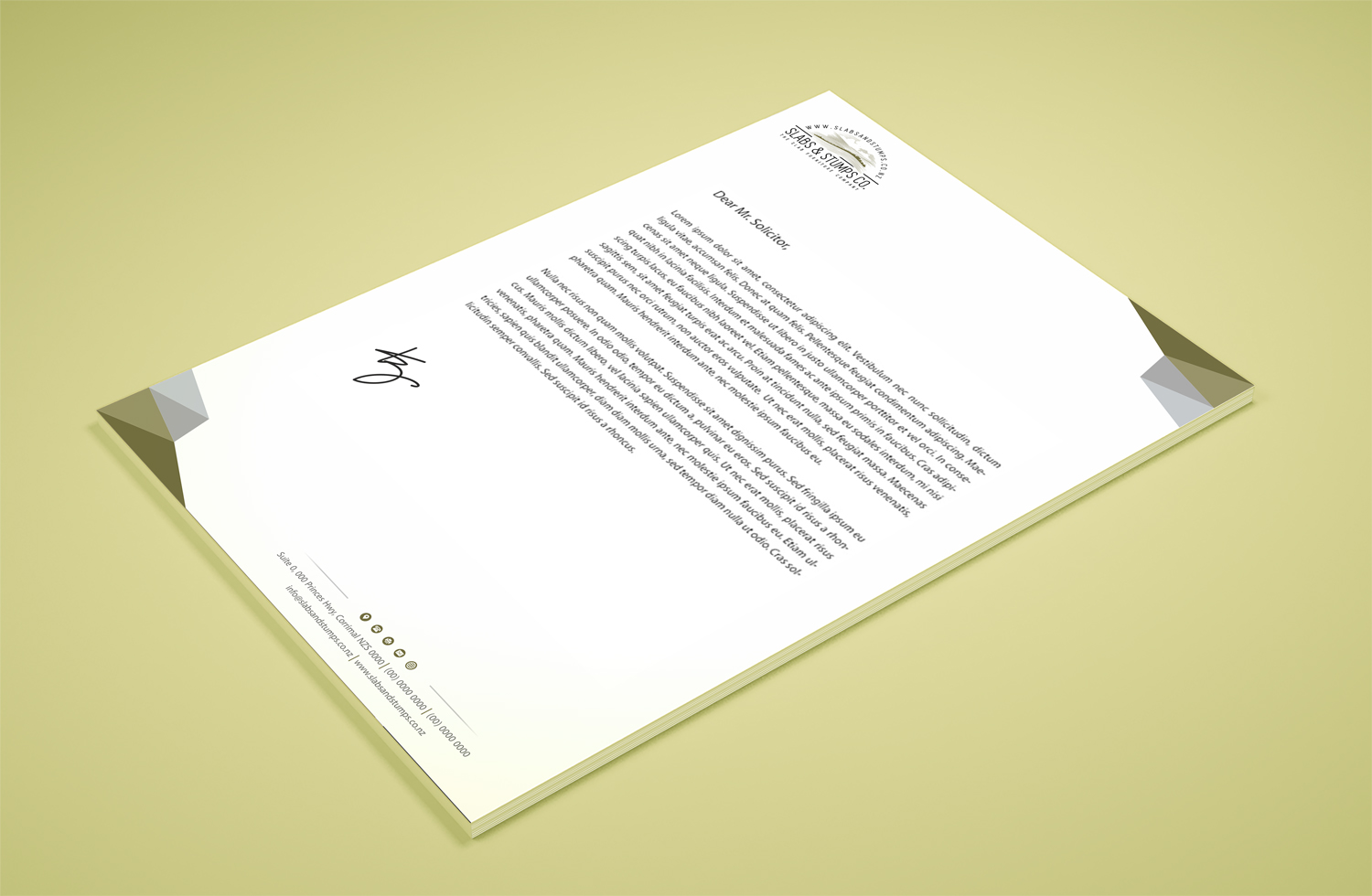 Stationery Design by Petter Goms for this project | Design #16203102