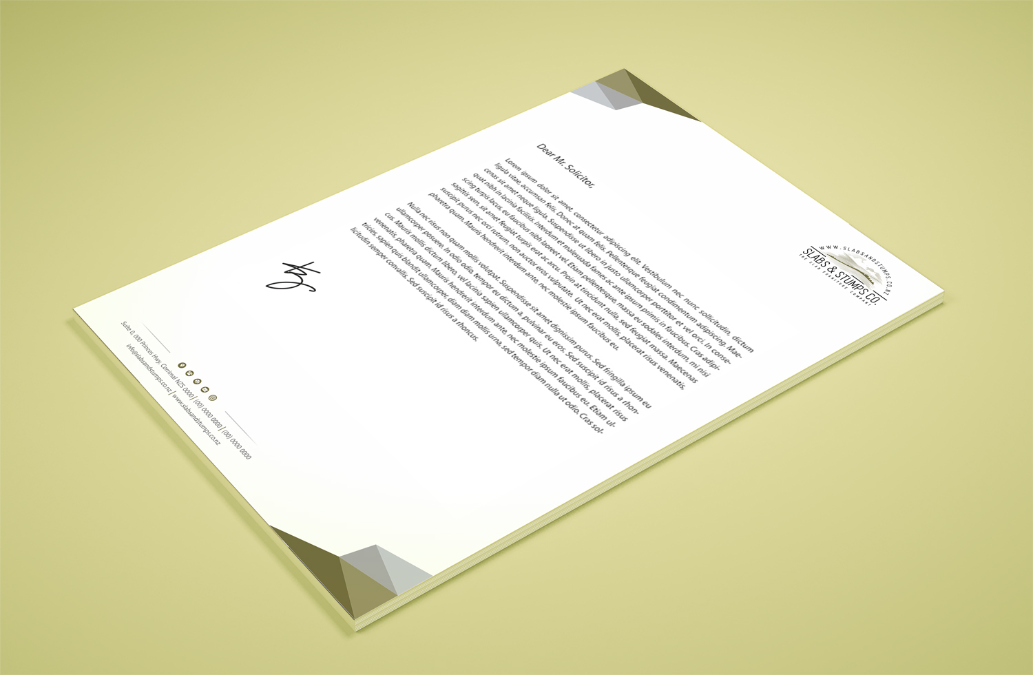 Stationery Design by Petter Goms for this project | Design #16203113