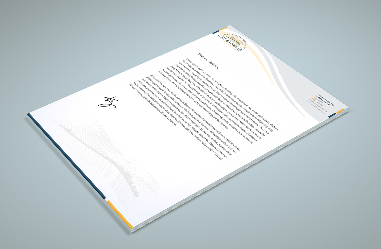 Stationery Design by Petter Goms for this project | Design #16207000