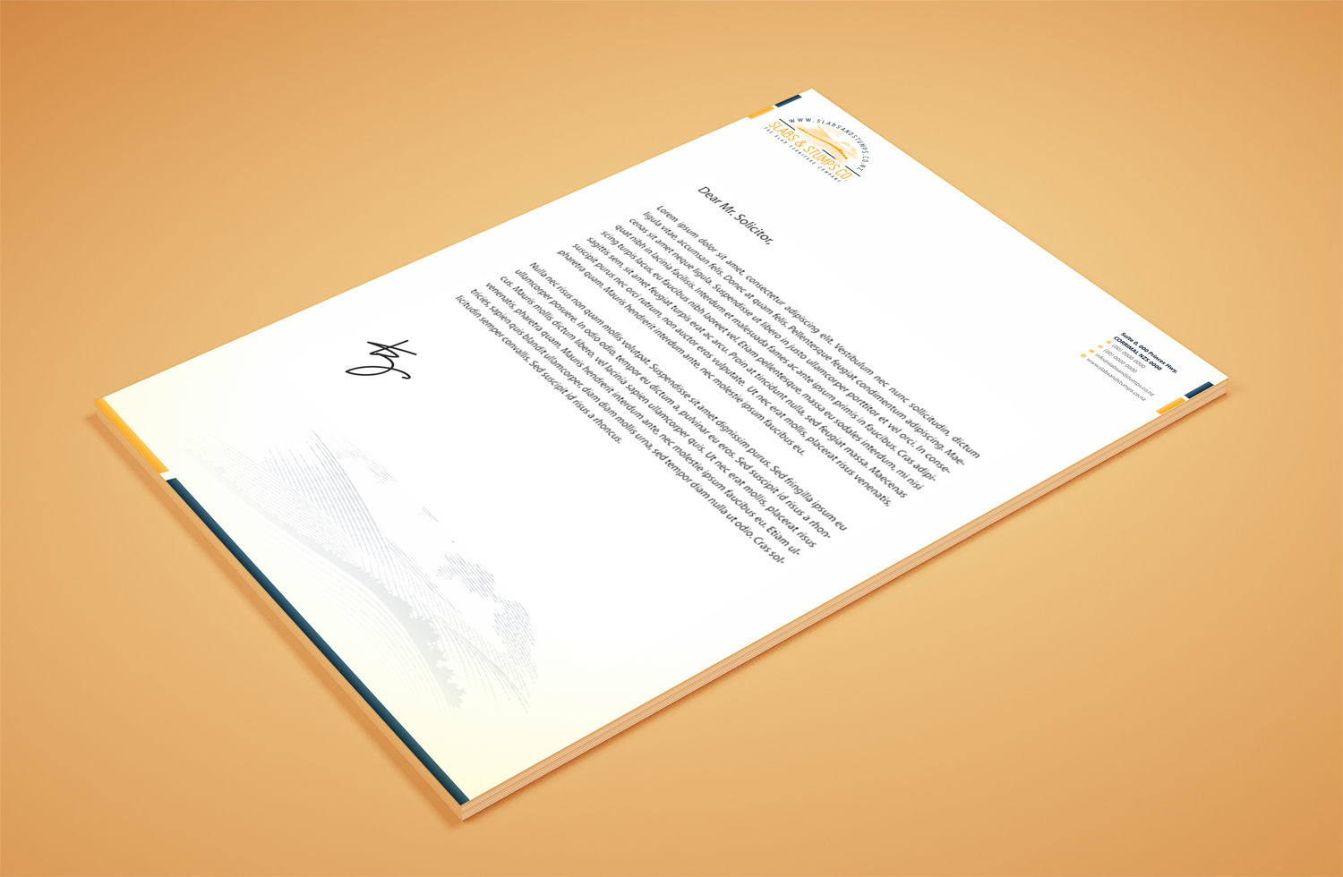 Stationery Design by Petter Goms for this project | Design #16208142