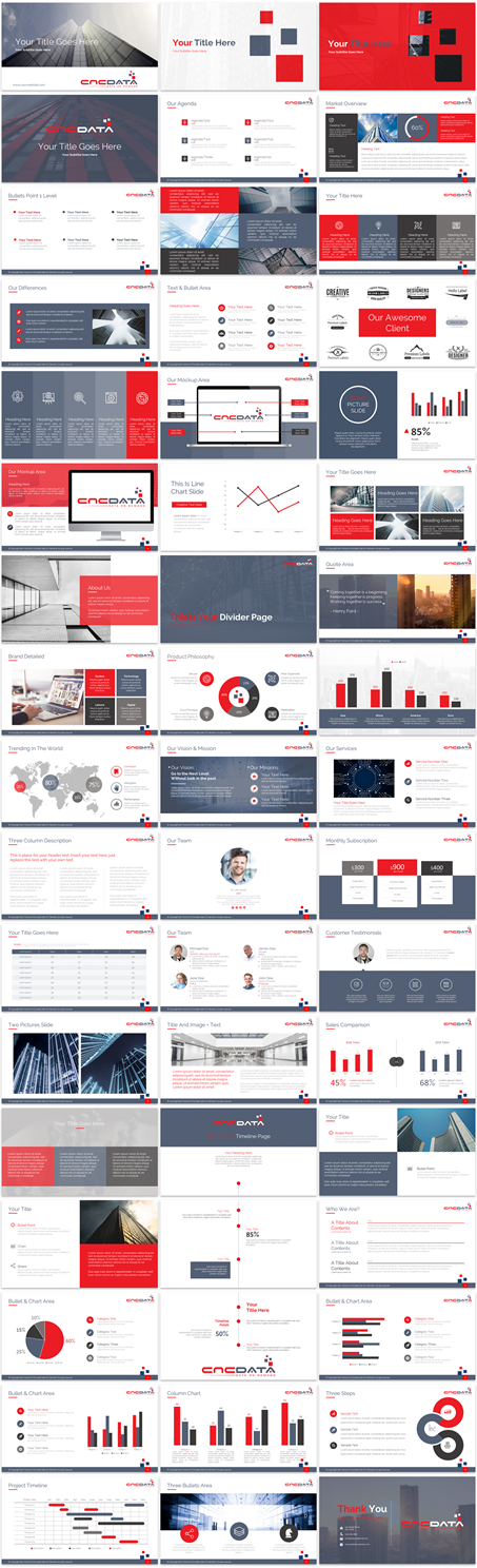 PowerPoint Design by Imazing for CNCDATA ASIA PTE LTD | Design #17527803