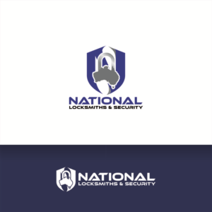 National Locksmiths & Security | Logo Design by Arham Hidayat