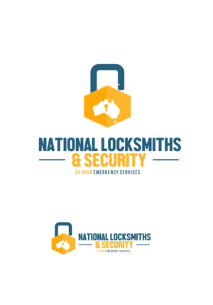 Diseño de Logo por alok bhopatkar para National Locksmiths & Security | Diseño #16207919