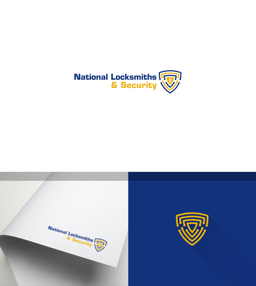 Logo Design by JohnM. for National Locksmiths & Security | Design #16211437
