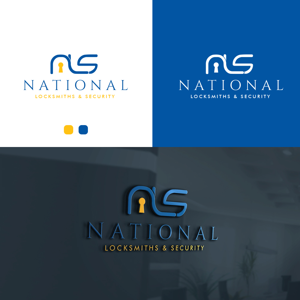 Diseño de Logo por Amaira,s Creation para National Locksmiths & Security | Diseño #16204758