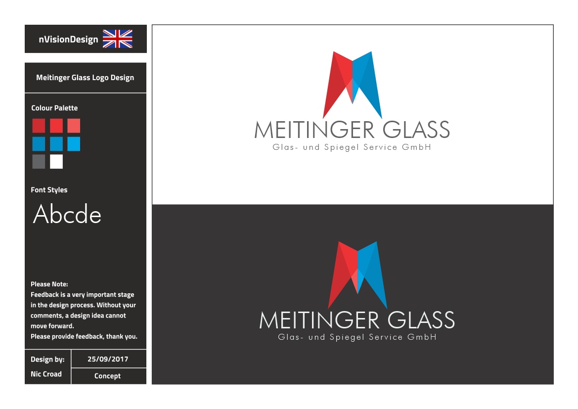 Logo Design by nvisiondesign.co.uk for Glasprofi24 GmbH | Design #16205118