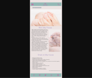 Web Design par miriam 3 pour Loving Hands Pregancy and Baby Massage | Design : #16296485