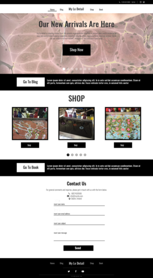  my le détail | Web Design by lionx
