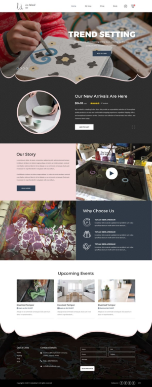Web Design by pb for this project | Design: #16307877