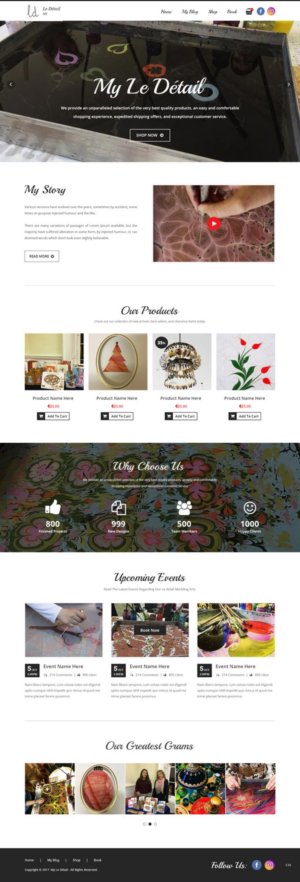 Web Design by pb for this project | Design: #16307878