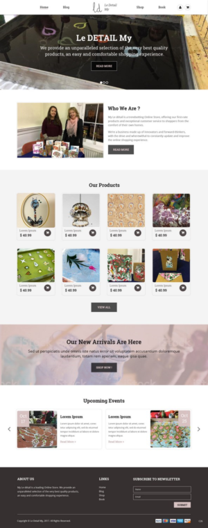 Web Design by pb for this project | Design: #16307881