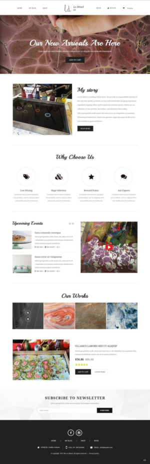 Web Design by pb for this project | Design: #16307888