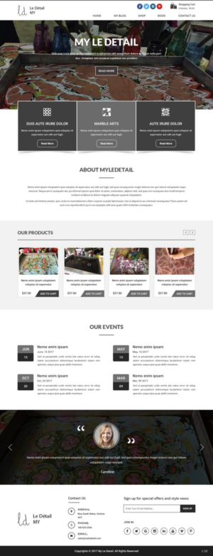 Web Design by pb for this project | Design: #16307891