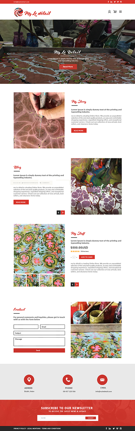 Web Design by bdesigner9 for this project | Design #16320687