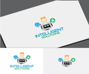 Two images.  One just the image as described above.  Another with the image followed by our company name, Intelligent Service | Design de Logo par future logo.com