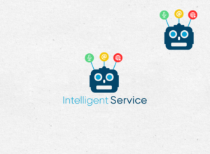 Two images.  One just the image as described above.  Another with the image followed by our company name, Intelligent Service | Design de Logo par LunaCreative