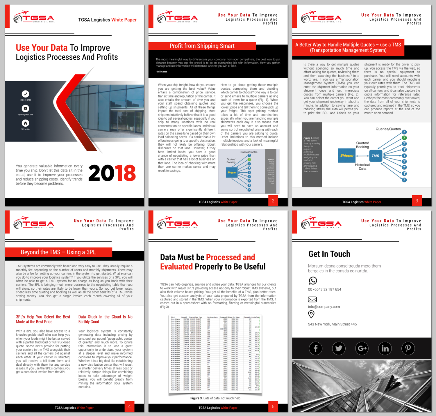 PowerPoint Design by agdesign for TGSA Logistics | Design #16269192