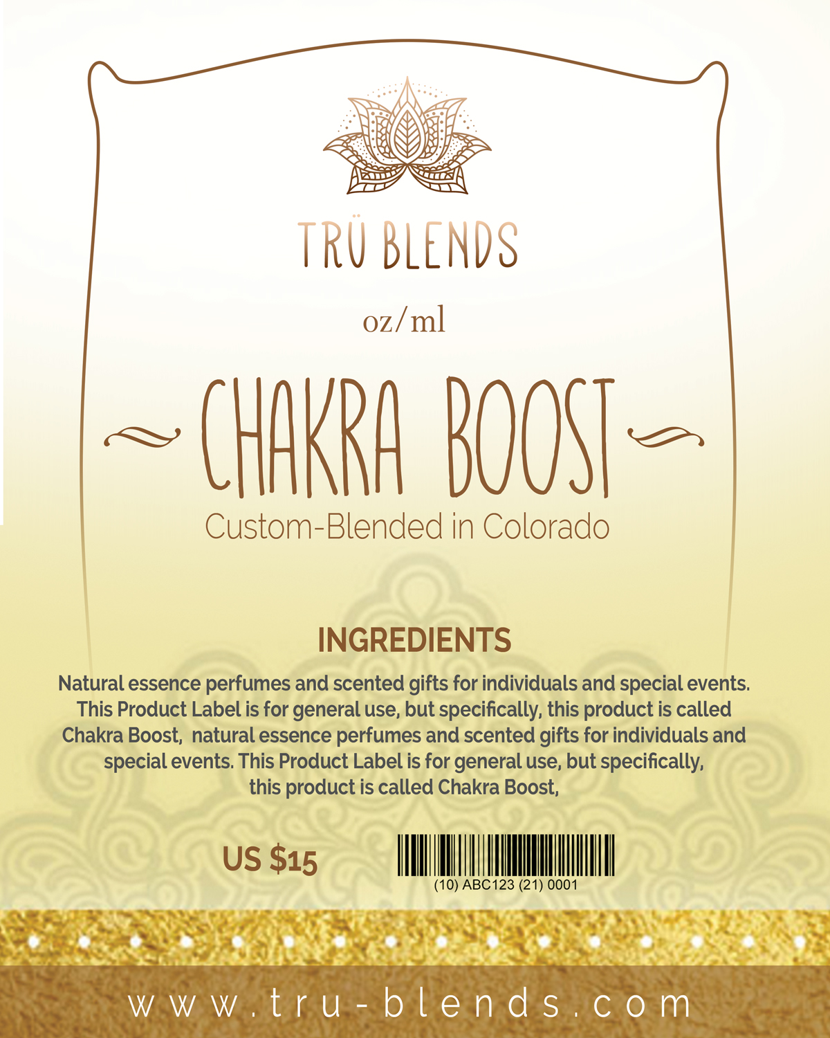 Label Design by uk for Tru Enterprises | Design #16212784