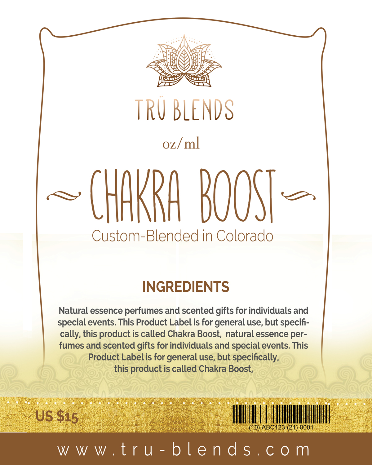 Label Design by uk for Tru Enterprises | Design #16213860